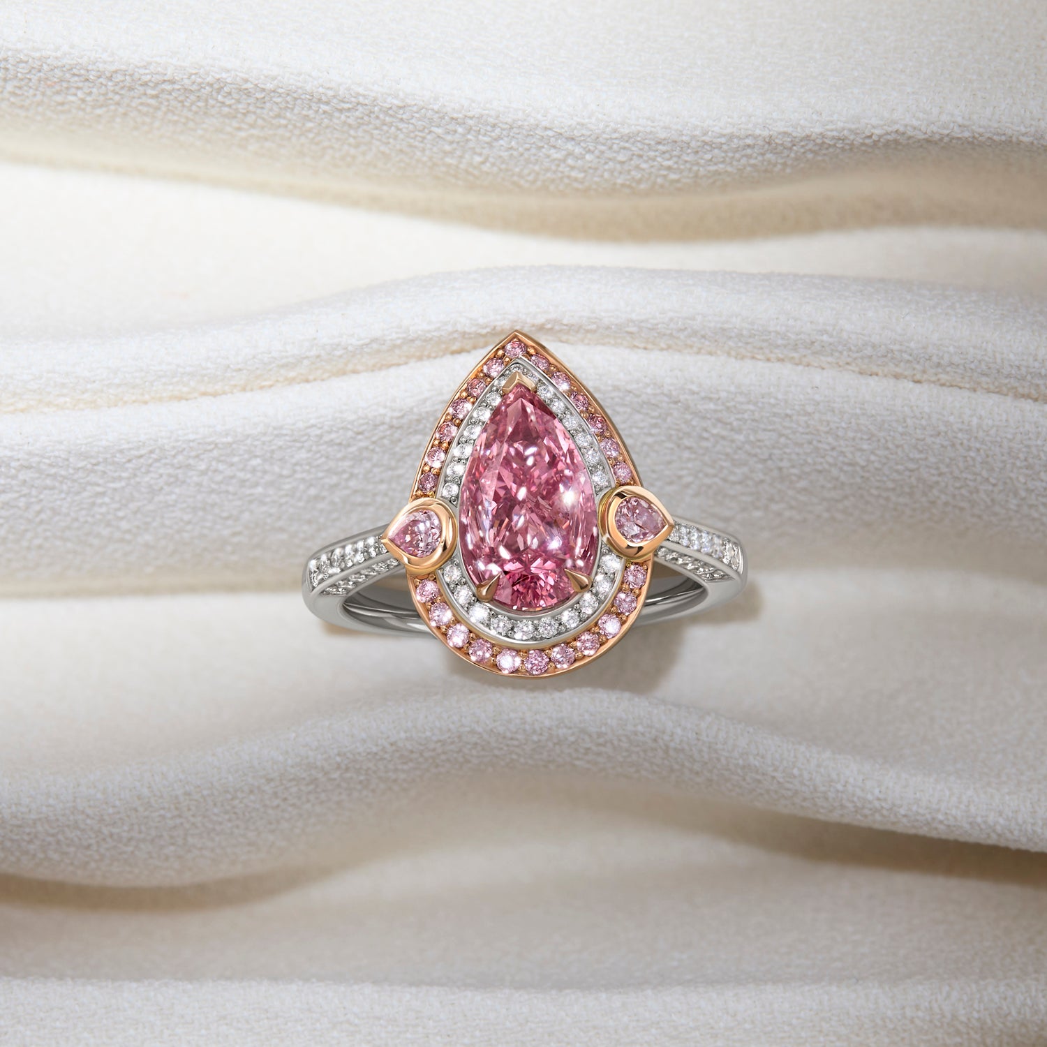 Boodles Vintage The Eternal Pink 2.06-carat pink pear diamond Ring